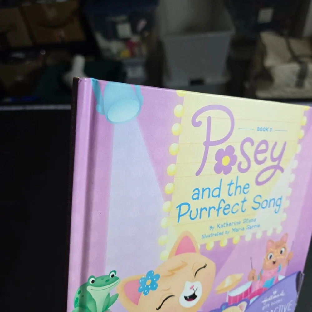 Hallmark Posey and the Purrfect Song Interactive Storybook Hardcover Book 3